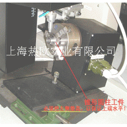 气动打标机圆周夹具OMY-1,北京气动打码机旋转夹具,气动刻字机360度夹具