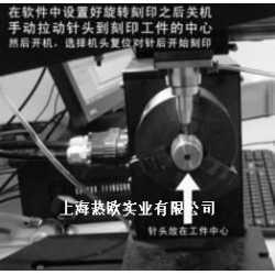 气动打标机圆周夹具OMY-1,北京气动打码机旋转夹具,气动刻字机360度夹具